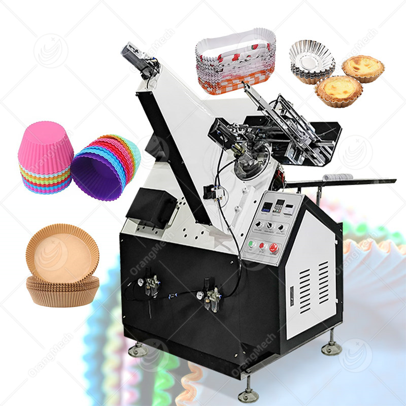 Automatic Folding Paper Cake Tray Forming Machine for Baking | OrangeMech
