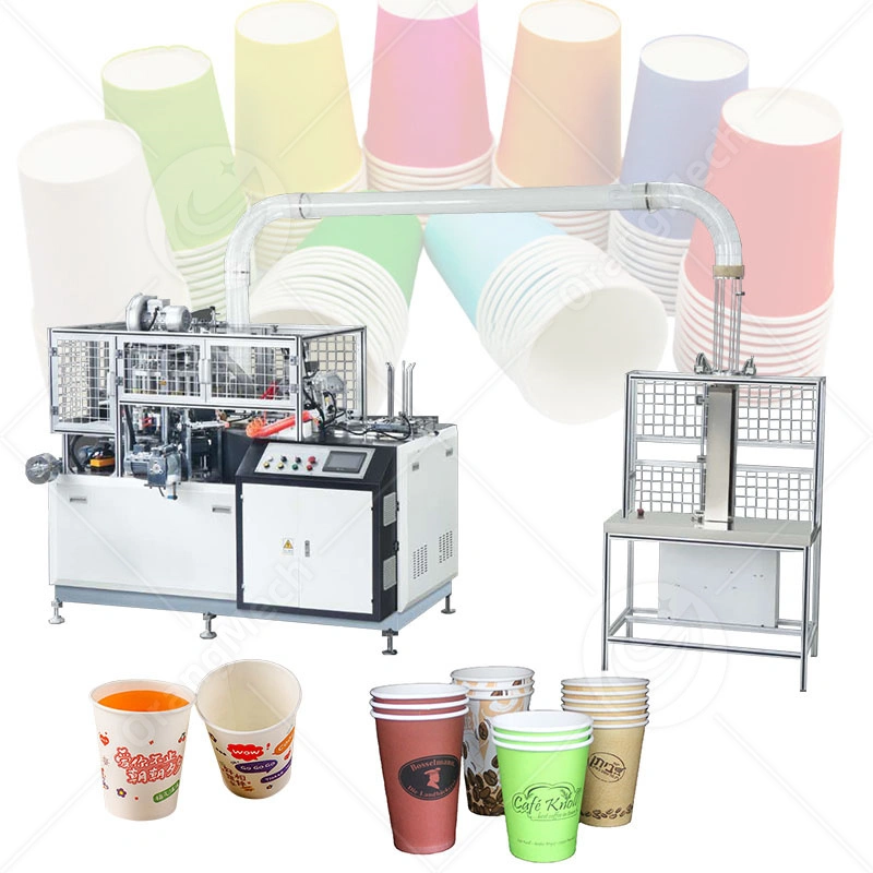 Máquina formadora de vasos de papel de alta velocidad y bajo precio para fábricas de vasos 1