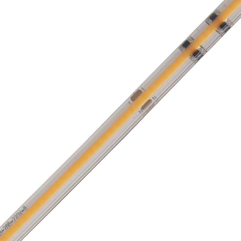 Hochspannungs-AC220V COB LED-Streifen 288LED/M wasserdichter Anschluss COB LED-Streifen IP67 1