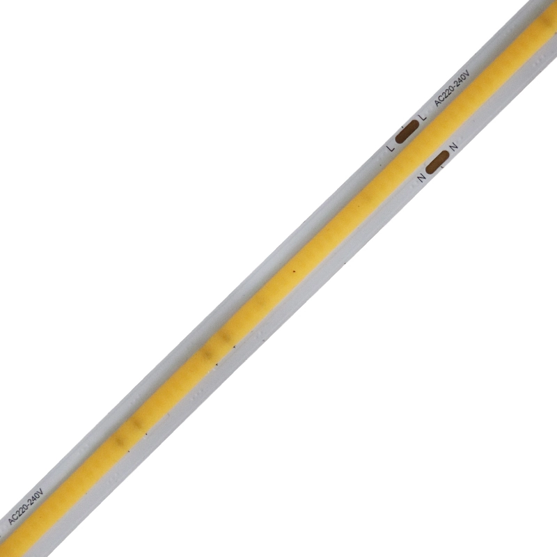 Treiberloser AC220V Hochspannungs-COB-LED-Streifen 480LED/M 15W IP67 1