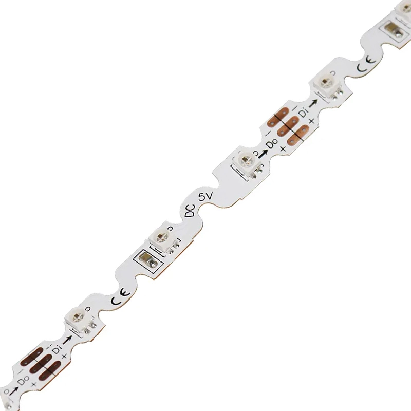 S Shape RGB DC5V Bendable Flexible LED Lighting Strip SMD3528 1