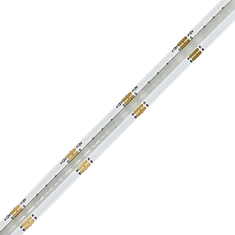 Tira de luces LED RGB COB de 24 V, 15 W/m, IP20, 10 mm, PCB, 576 LED/m, para interiores 1