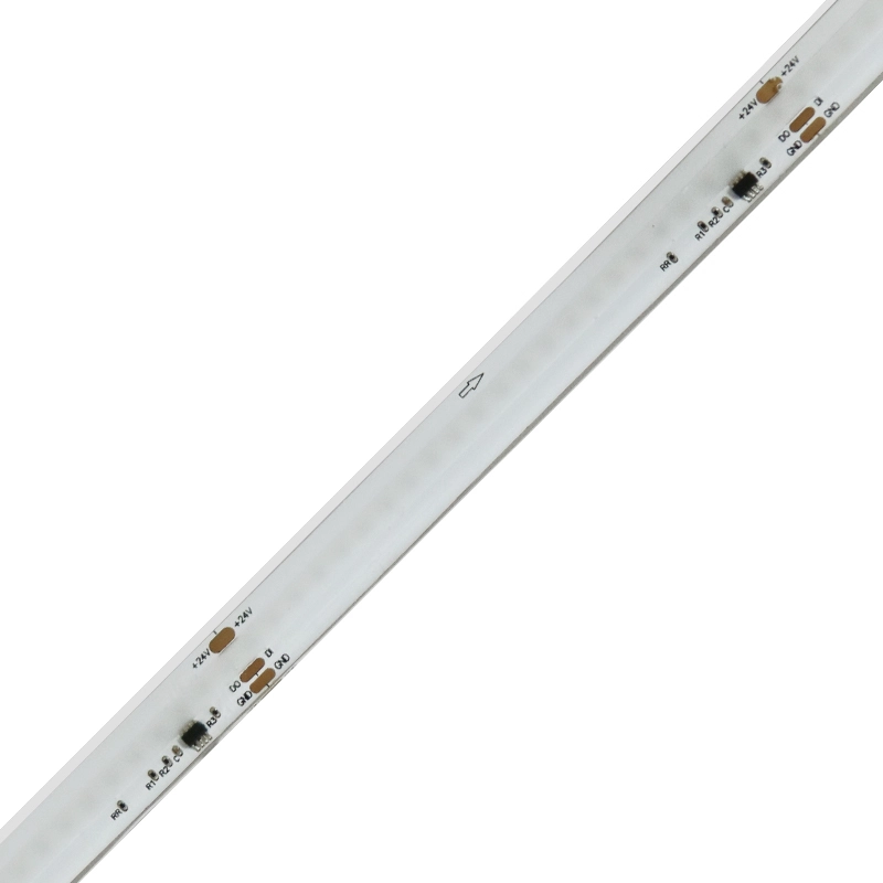 Super hell flexibler 720LED/M Smart DC24V RGB SPI IP68 PU Outdoor Waterdof Cob LED Strip Light 1