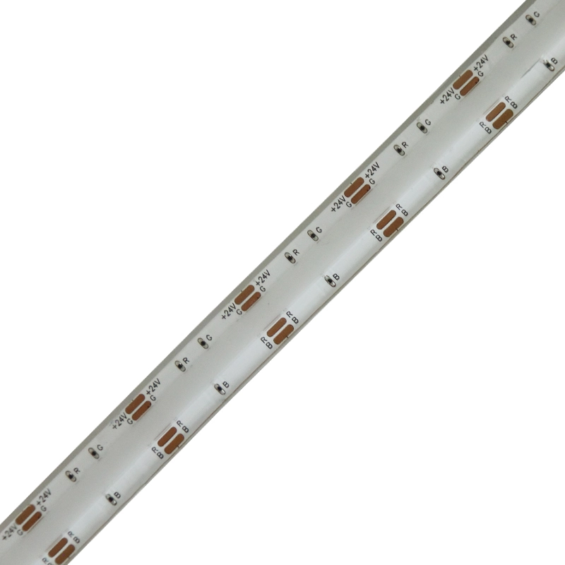 Superhelles, flexibles, intelligentes DC24V RGB IP68-LED-Lichtband für den Außenbereich, wasserdicht, PU-COB 1