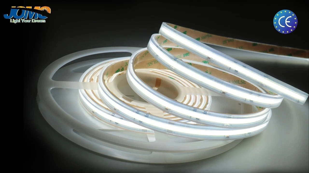 Flicker Free AC230V COB Strip 480LED/M 12W IP67 10cm Cuttable 1