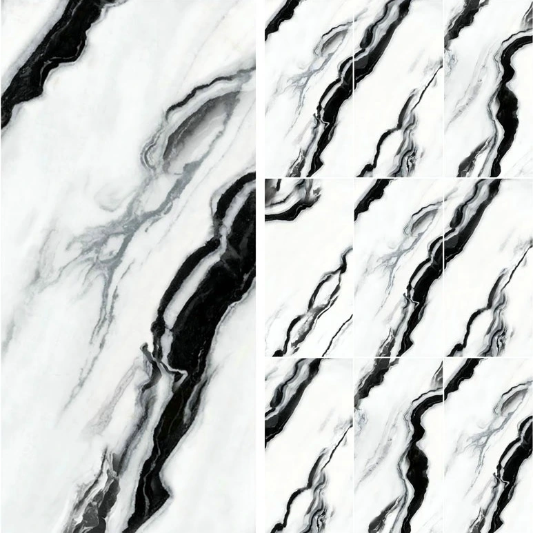 Foshan Manufactured Glazed Ceramic Floor Tiles for Home Living Room Hotel and Mall Interiors Polished 1800x900mm Glossy Finish 1