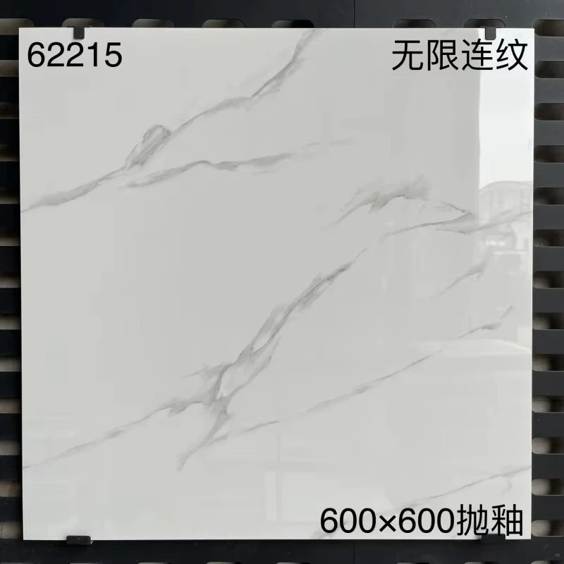 Full-glazed gray tiles 600x600mm non-slip floor tiles for living rooms, floor tiles for bedrooms,  clothing stores, shopping malls and engineering projects 1