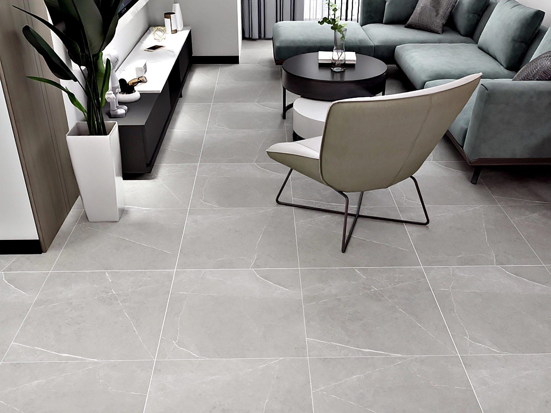 Promotional Vintage-Style Floor Tiles (600×600mm) – Slip-Resistant & Wear-Resistant for Living Rooms, Kitchens, Bedrooms, Bathrooms & Balconies 1