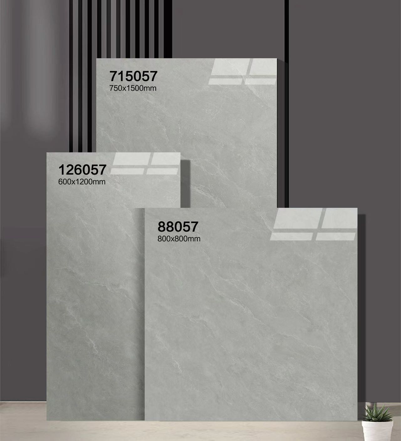 715057 | 750 × 1500 مم | لامع 3