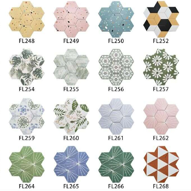 Шестиугольная плитка | Три размера 1