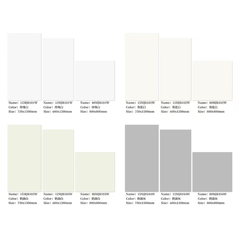 Série Couleurs Unies | Trois Formats | Carreau d'Art 2