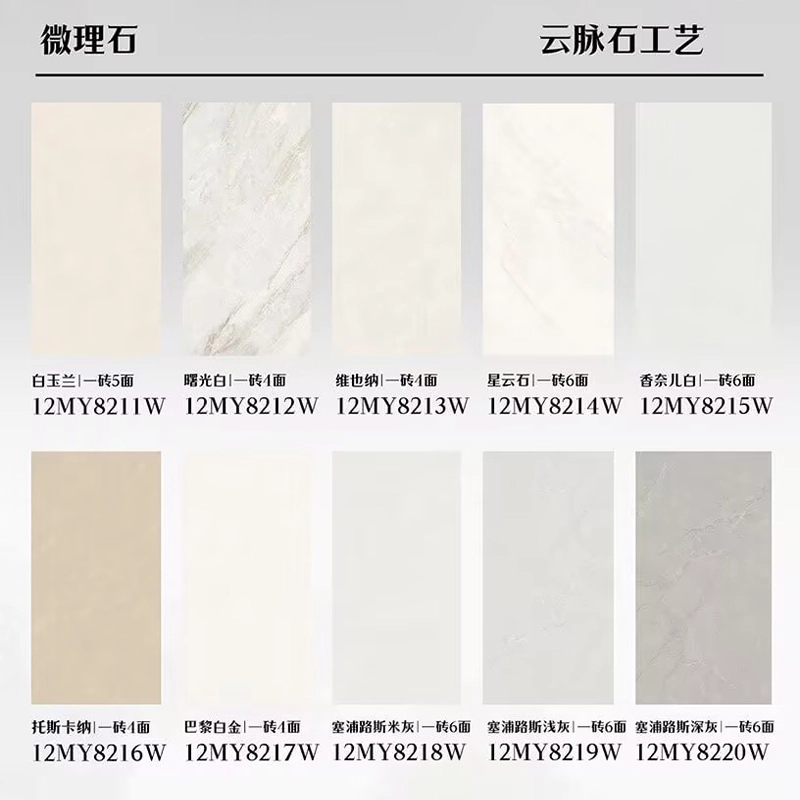 Cloud Vein Textured Tile Series | 600x1200mm | Art Tile 1