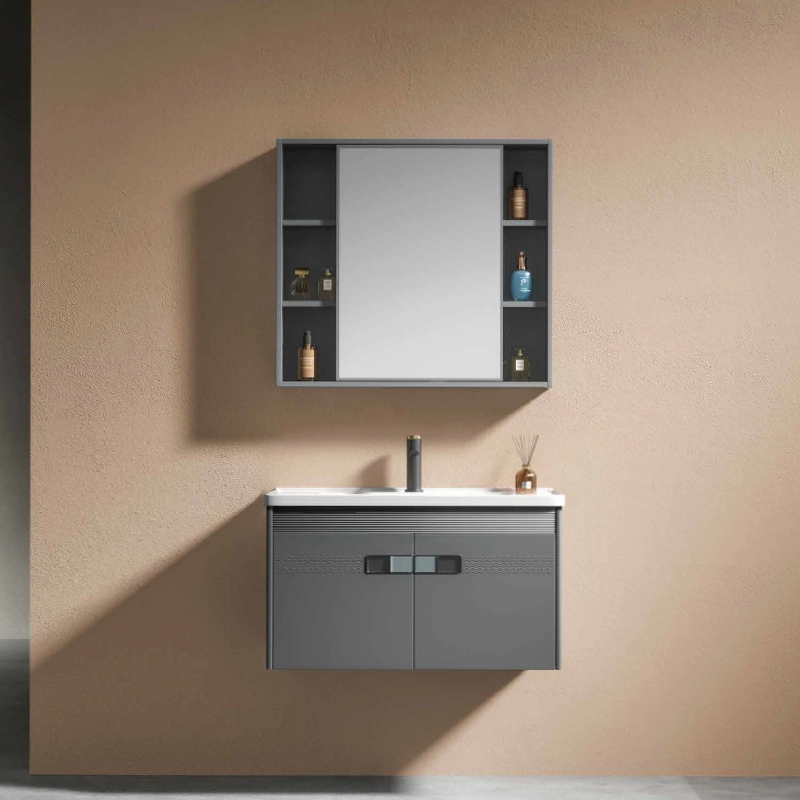 YD6161 | Шкаф из ПВХ (углеродистая сталь) | Зеркало 1