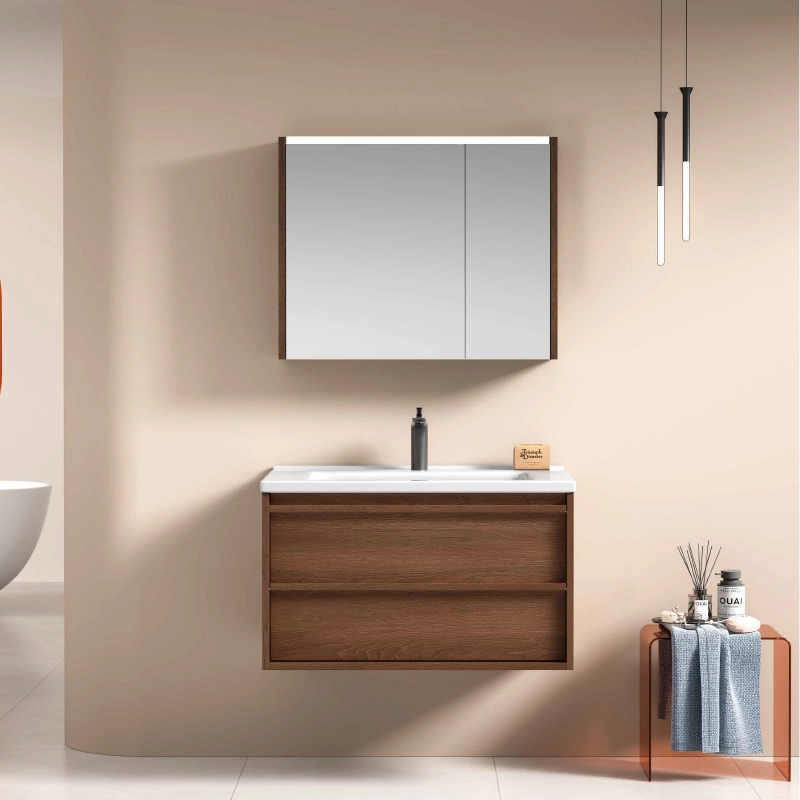 YD6212 | Деревянный шкаф | Умное светодиодное зеркало 1