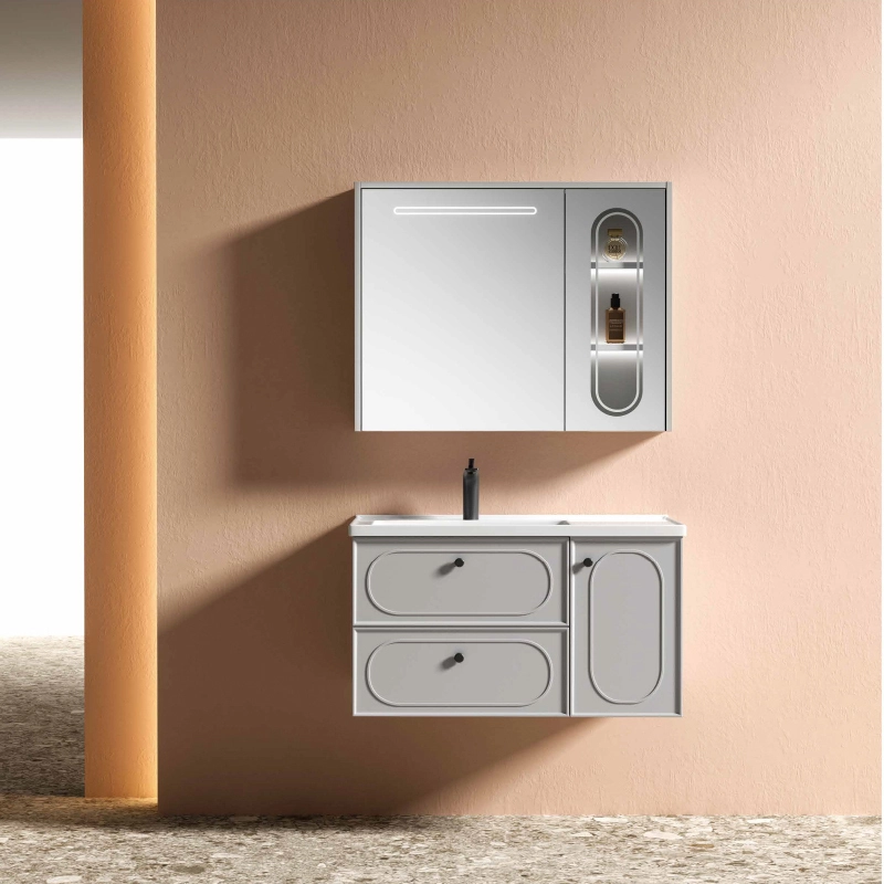 YD6268 | Wood cabinet | Smart LED Mirror 1