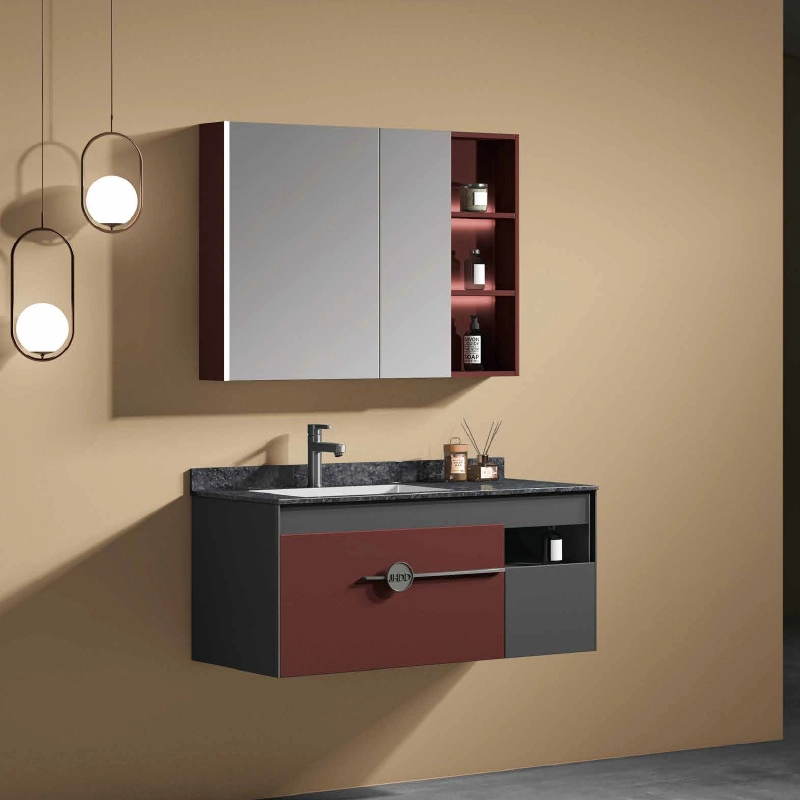 YD6743 | Wood cabinet | Smart LED Vanity Mirror 1