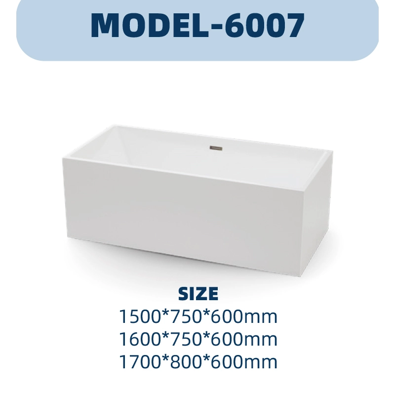 YD6007 | Acrylic Bathtub | Freestanding 1