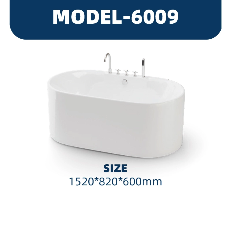 YD6009 | Acrylic Bathtub | Freestanding 1