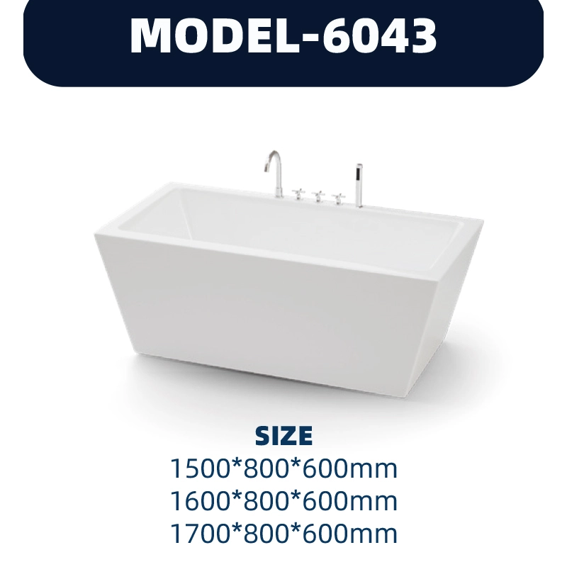 YD6043 | Acrylic Bathtub | Freestanding 1