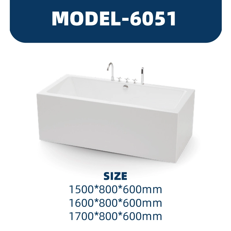 YD6051 | Acrylic Bathtub | Freestanding 1
