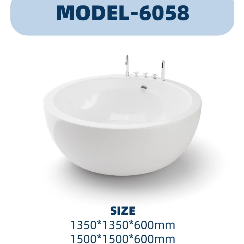 YD6058| Acrylic Bathtub | Freestanding 1