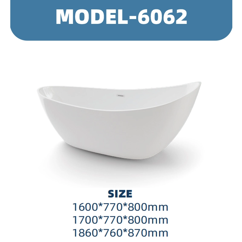 YD6062 | Acrylic Bathtub | Freestanding 1