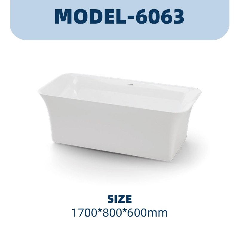 YD6063 | Acrylic Bathtub | Freestanding 1