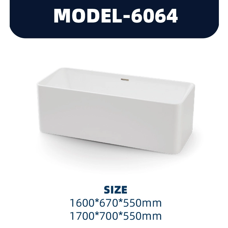 YD6064 | Acrylic Bathtub | Freestanding 1