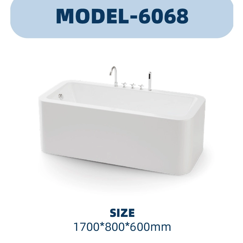 YD6068 | Acrylic Bathtub | Freestanding 1