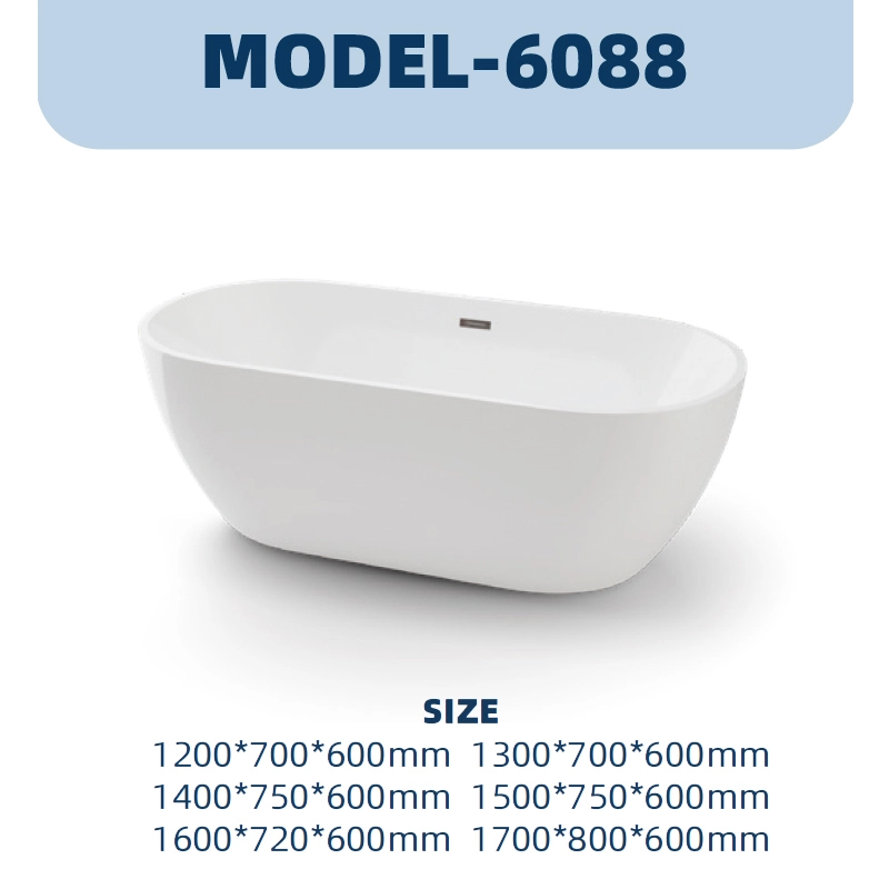 YD6088 | Acrylic Bathtub | Freestanding 1