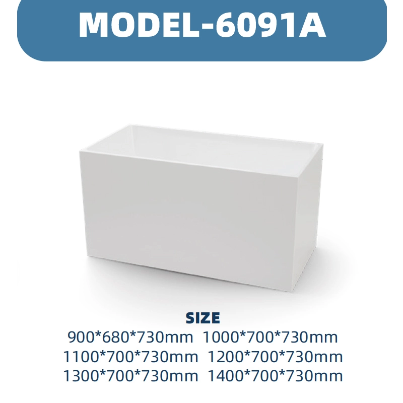 YD6091A | Acrylic Bathtub | Freestanding 1