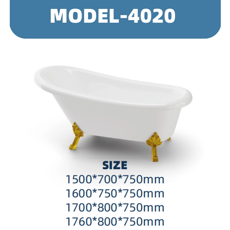 YD4020 | Acrylic Aristocrat Bathtub | Freestanding 1