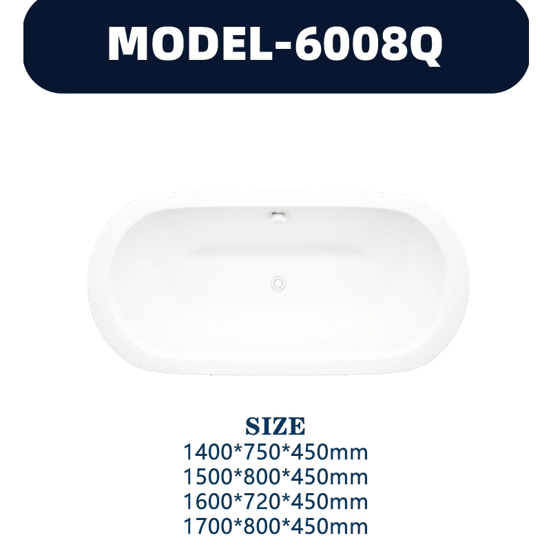 YD6008Q | Acrylic Bathtub | Built-in 1