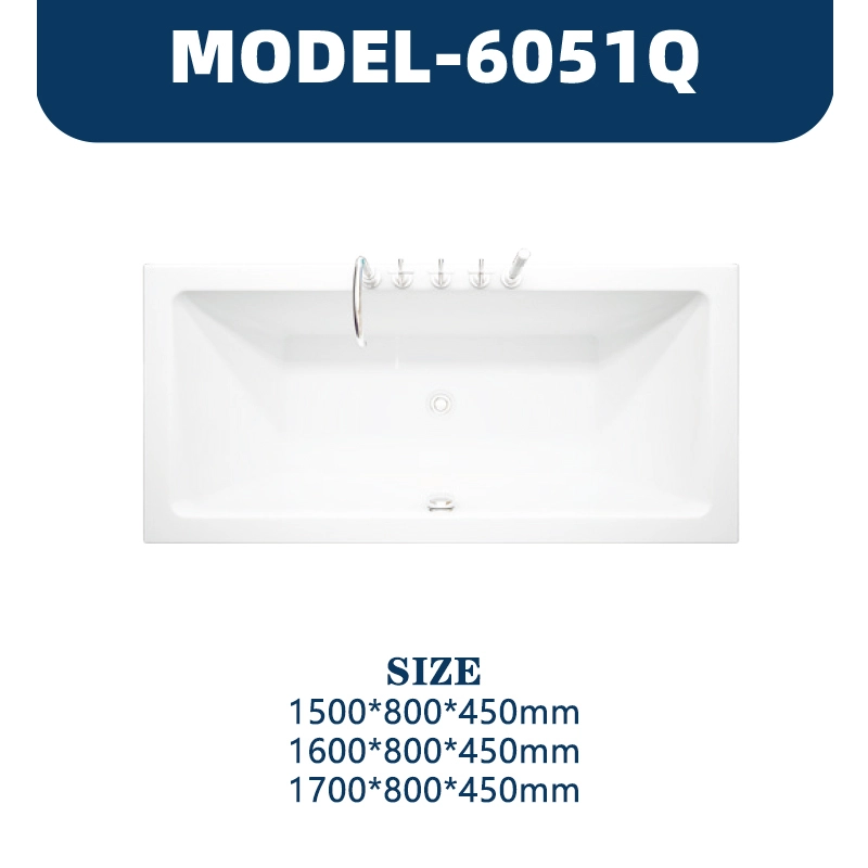 YD6051Q | Acrylic Bathtub | Built-in 1
