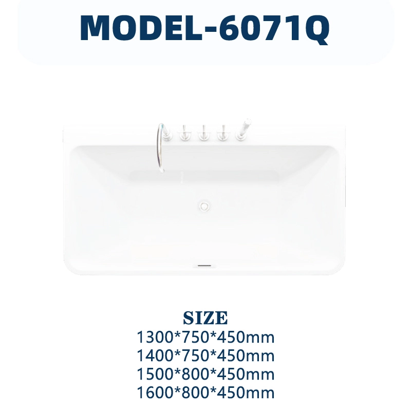 YD6071Q | Acrylic Bathtub | Built-in 1