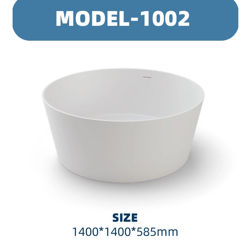 YD1002 | PMMA Artificial Stone Bathtub | Freestanding 1