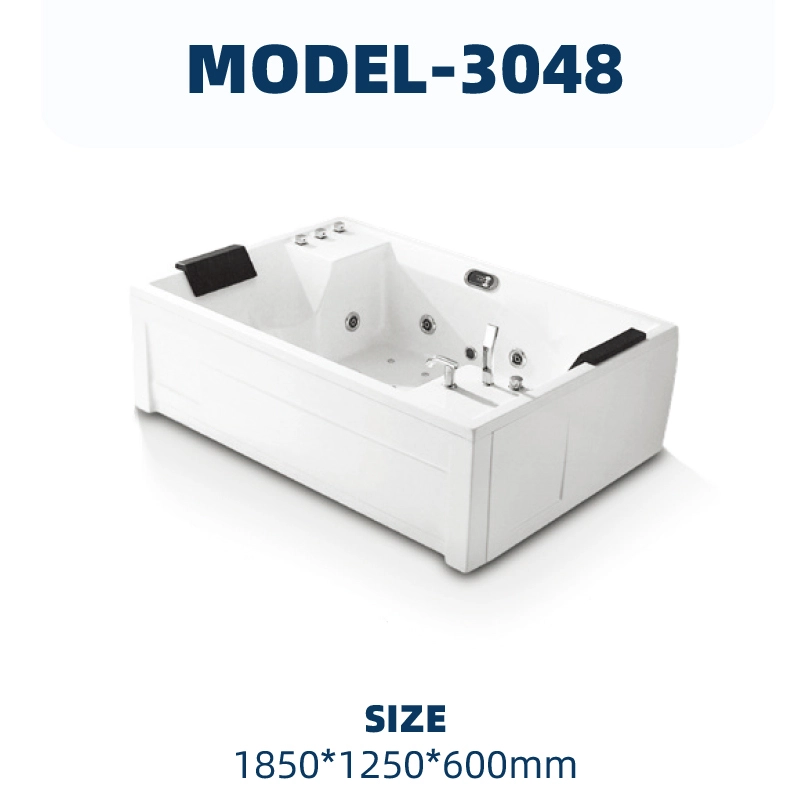 YD3048 | Acrylic Surf Massage Bathtub | Freestanding 1