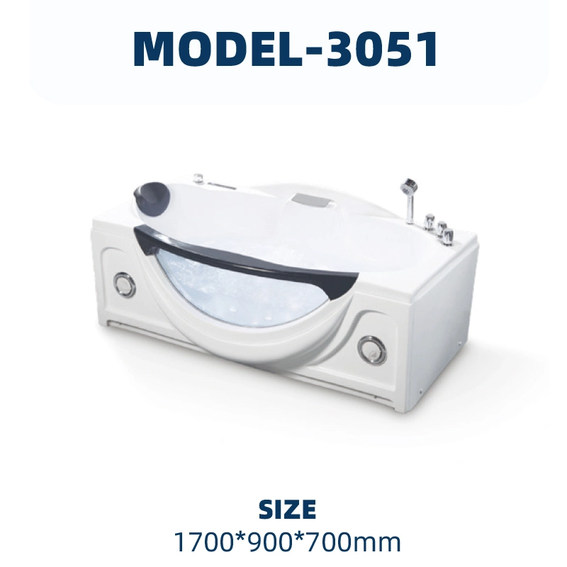 YD3051 | Acrylic Surf Massage Bathtub | Freestanding 1