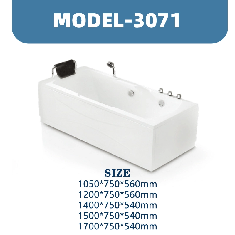 YD3071 | Acrylic Surf Massage Bathtub | Freestanding 1