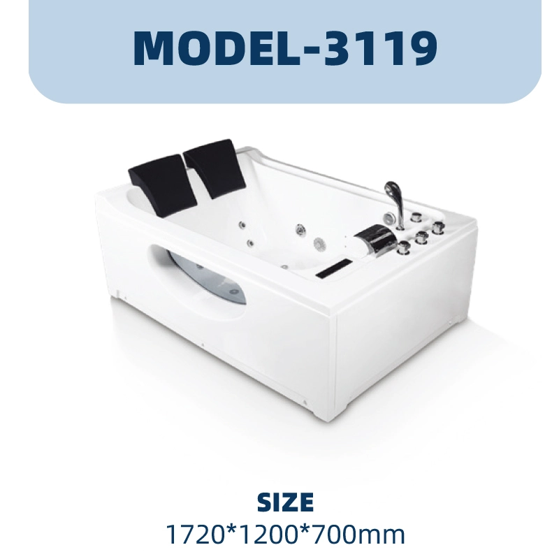 YD3119 | Acrylic Surf Massage Bathtub | Freestanding 1