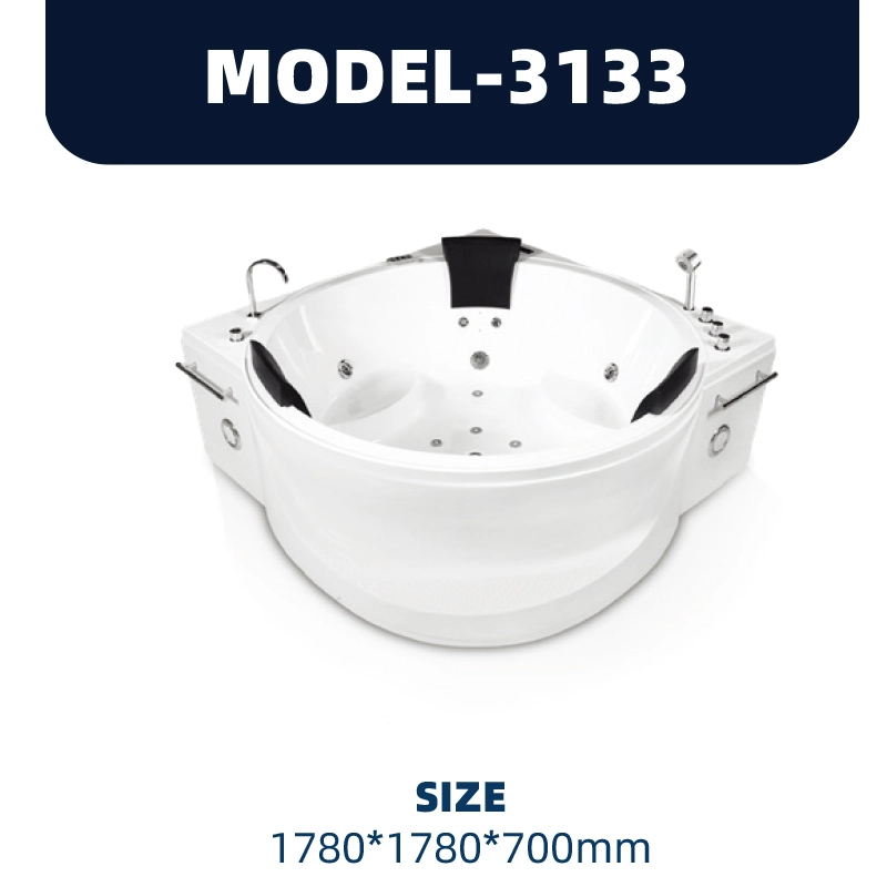 YD3133 | Acrylic Surf Massage Bathtub | Freestanding 1