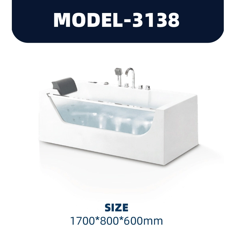YD3138 | Acrylic Surf Massage Bathtub | Freestanding 1
