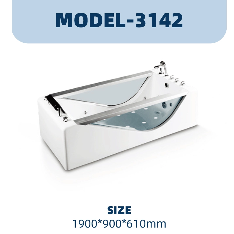 YD3142 | Acrylic Surf Massage Bathtub | Freestanding 1
