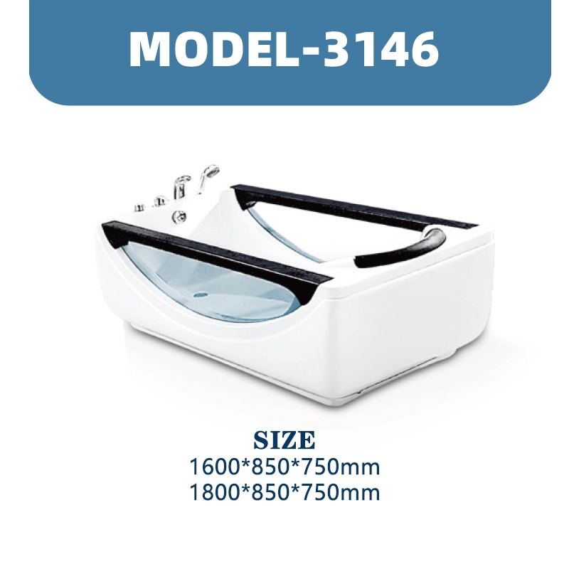 YD3146 | Acrylic Surf Massage Bathtub | Freestanding 1
