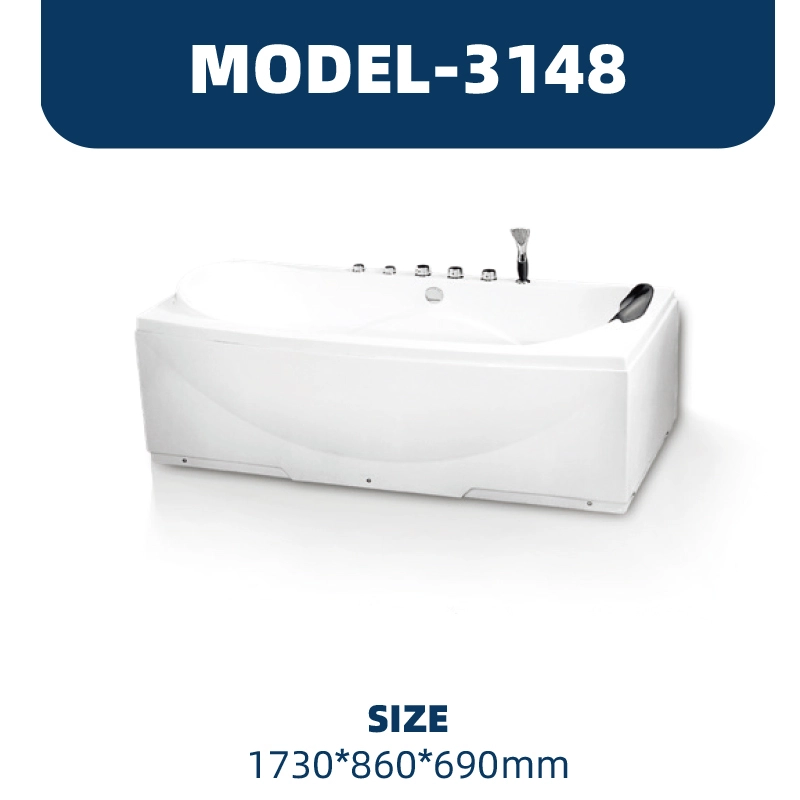 YD3148 | Acrylic Surf Massage Bathtub | Freestanding 1