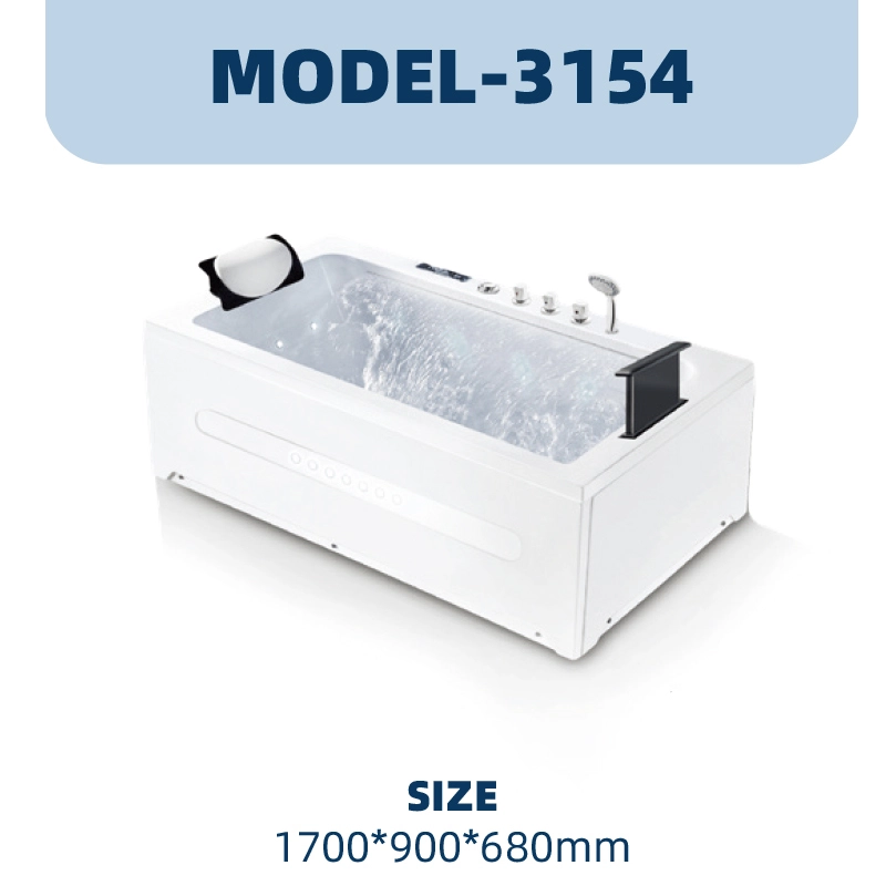YD3154 | Acrylic Surf Massage Bathtub | Freestanding 1