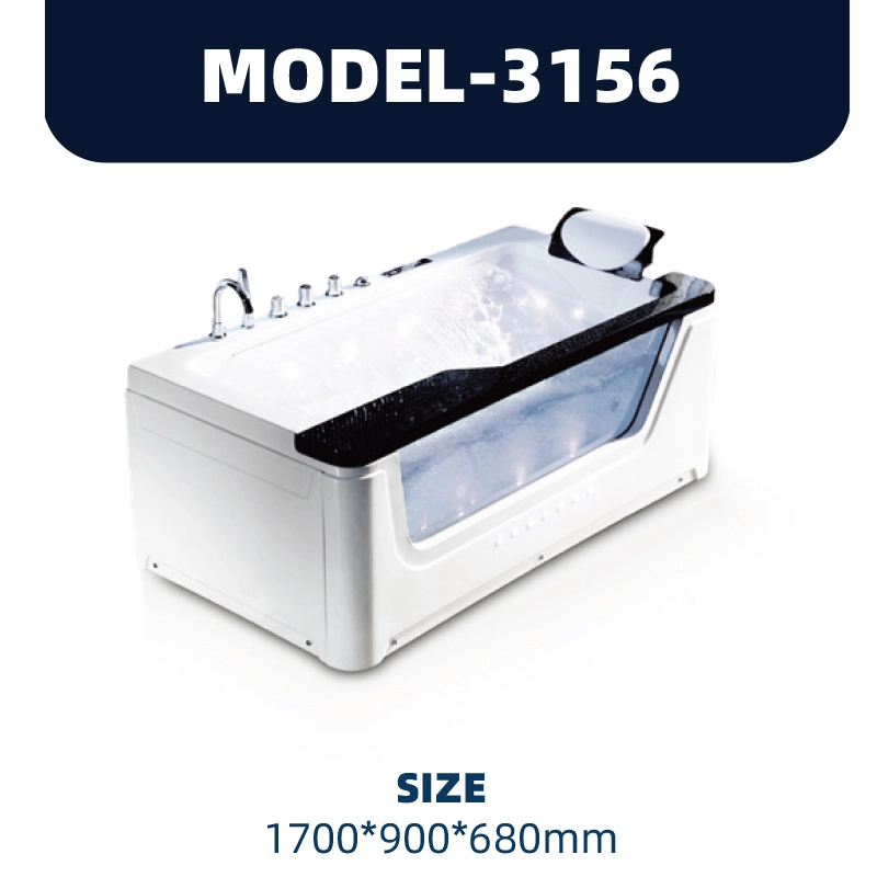 YD3156 | Acrylic Surf Massage Bathtub | Freestanding 1
