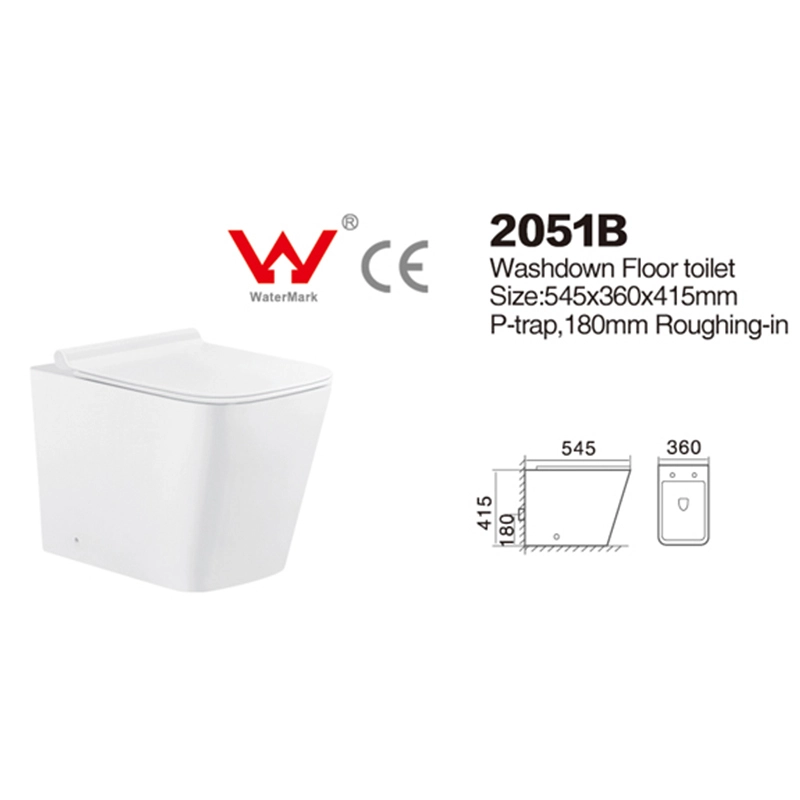 2051B | AU Certified Toilets | Washdown Floor-mounted 1