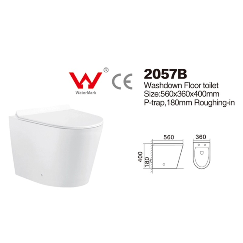 2057B | AU Certified Toilets | Washdown Floor-mounted 1