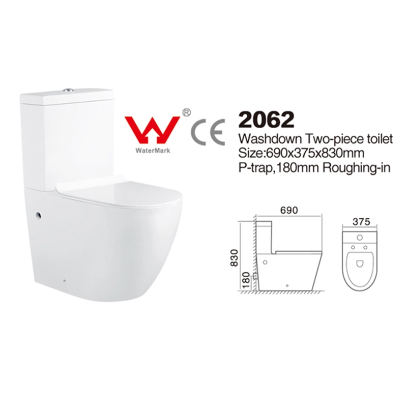 2062 | AU Certified Toilets | Washdown Two-piece 1